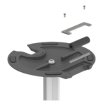 Gurtpfosten rollbar