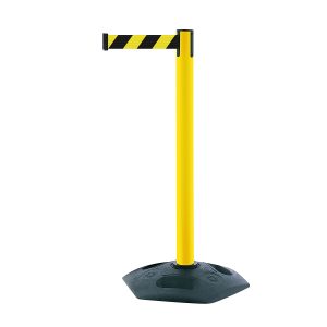 Tensabarrier® 886 Poste separador Facility con cinta retráctil