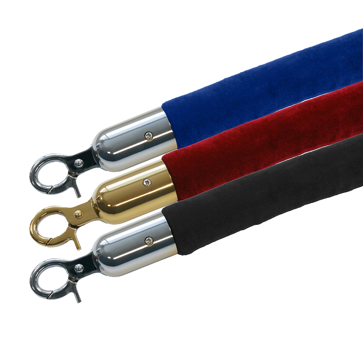 QueueWay® Cordon en velours pour poteaux de guidage