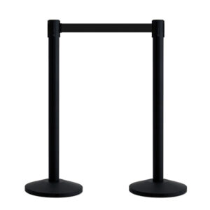 QueueWay® Economy Retractable Stanchions Twin Pack