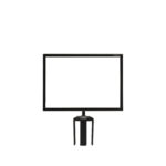 Tensabarrier® Sign Holder for Retractable Barrier A4 Landscape