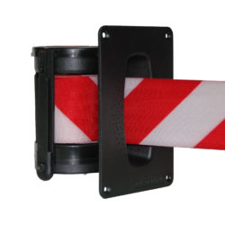 15 15' Tensator No Custom Red Webbing Magnet Belt End Tensabarrier 897-15-M-21-NO-R5X-D Wall Magnet Mount Red Caps 